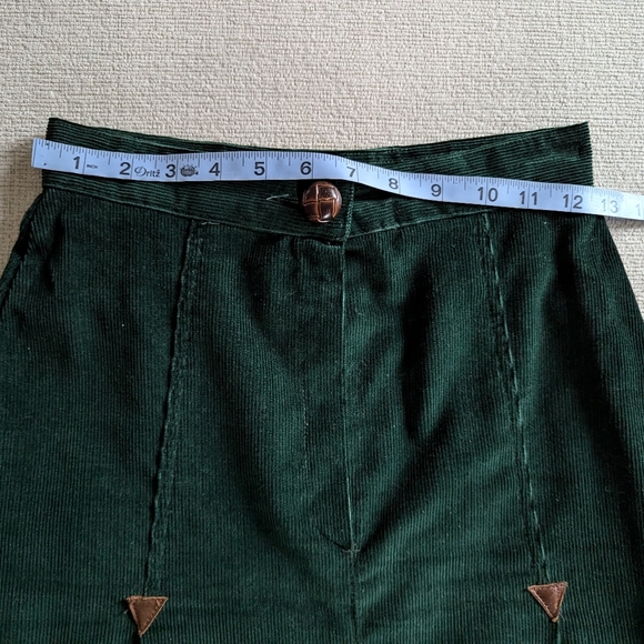 ▪️Vintage Tomboy Corduroy Green Skirt Size 7 - Picture 4 of 7